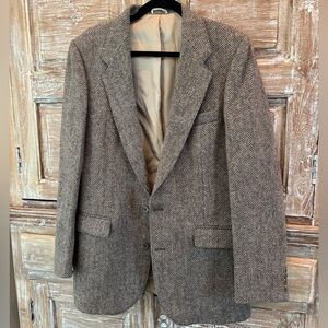 Classic Herringbone Blazer